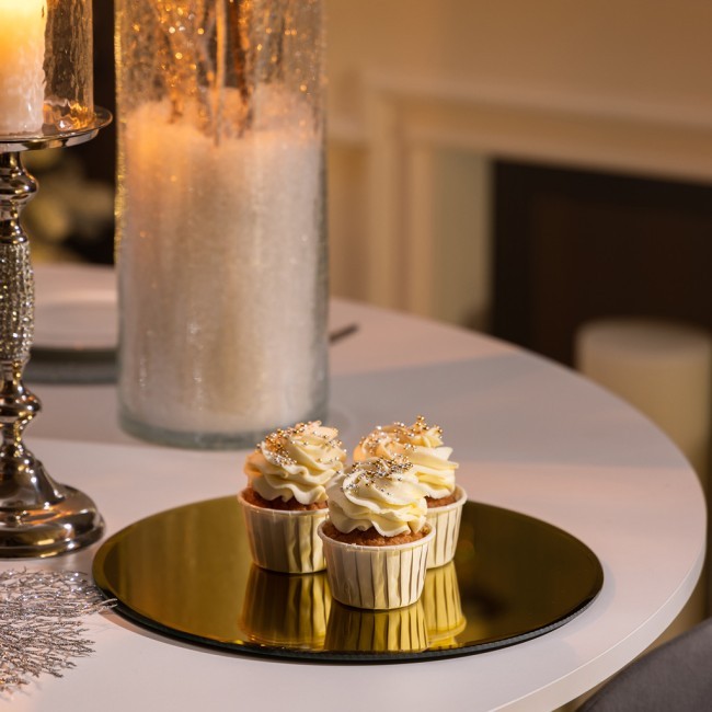 Блюдо сервировочное "golden mirror" 30 см Agness (357-256)