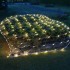Уличная светодиодная гирлянда (синий свет) Vegas Сеть 144 LED, 1,2х1,5 м, 24V 55032 (64417)