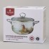 Кастрюля agness эмалированная со стеклянной крышкой серия "lavander cats", 3,8 л диа. 22см Agness (943-078)
