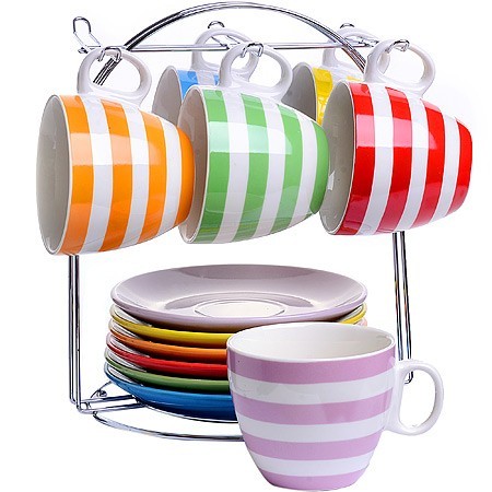 Сервиз чайный 13пр.на подставке (220мл) (25070)