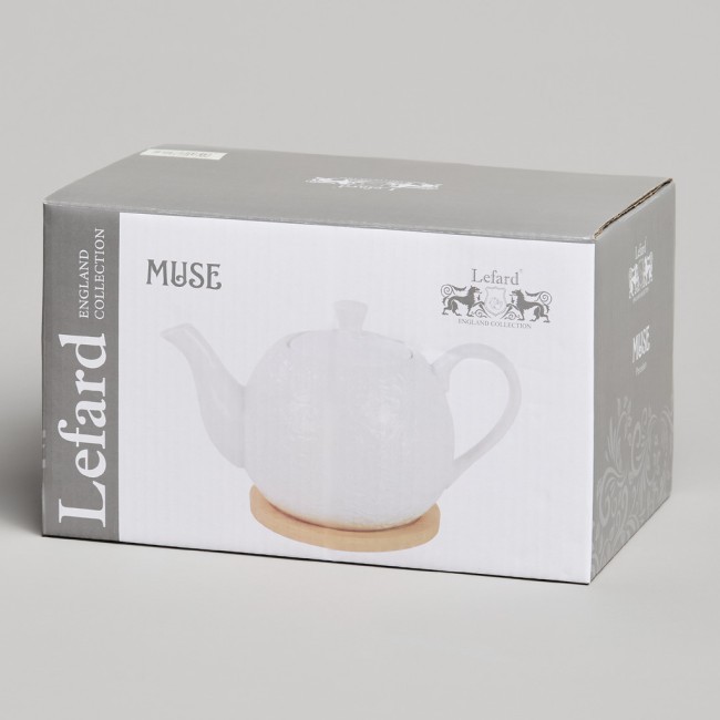 Чайник lefard "muse" на дер.подставке 22,5*13*11 см 900 мл Lefard (587-217) Чайник lefard "muse" на дер.подставке 22,5*13*11 см 900 мл Lefard (587-217)