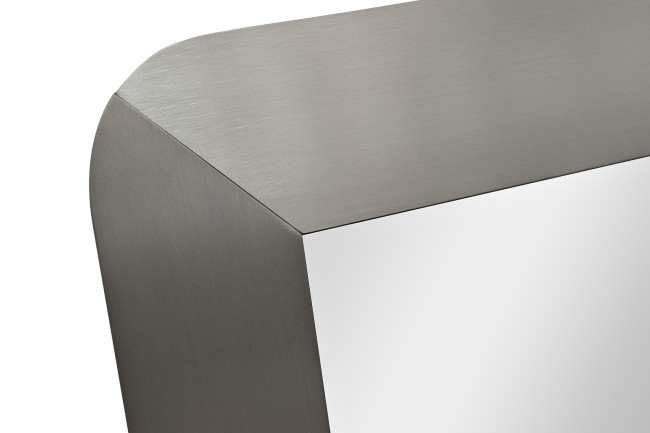 Зеркало рама нерж.сталь/мат.никель 210*68*7,5см (TT-00015013)