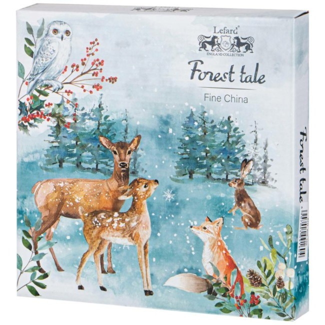 Тарелка закусочная lefard "лесная сказка" сова 20,5 см Lefard (409-160)