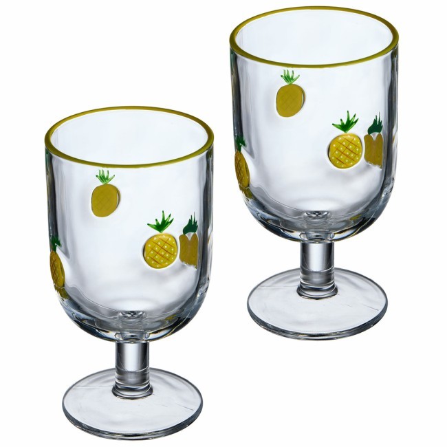 Набор бокалов для вина "fruity pineapple" из 2 шт. 350 мл Lefard (685-137) Набор бокалов для вина "fruity pineapple" из 2 шт. 350 мл Lefard (685-137)