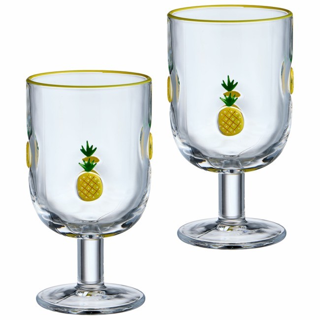 Набор бокалов для вина "fruity pineapple" из 2 шт. 350 мл Lefard (685-137) Набор бокалов для вина "fruity pineapple" из 2 шт. 350 мл Lefard (685-137)