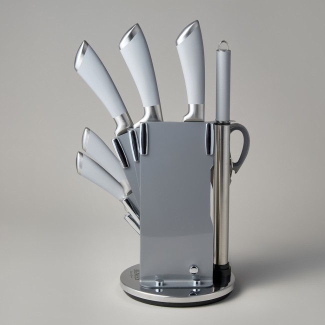 Набор ножей agness нжс на пластиковой вращающейся подставке 8 пр. Agness (911-499)