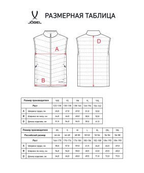 Жилет утепленный JÖGEL ESSENTIAL PerFormPROOF Light Padded Vest, темно-синий (2117805) Жилет утепленный JÖGEL ESSENTIAL PerFormPROOF Light Padded Vest, темно-синий (2117805)