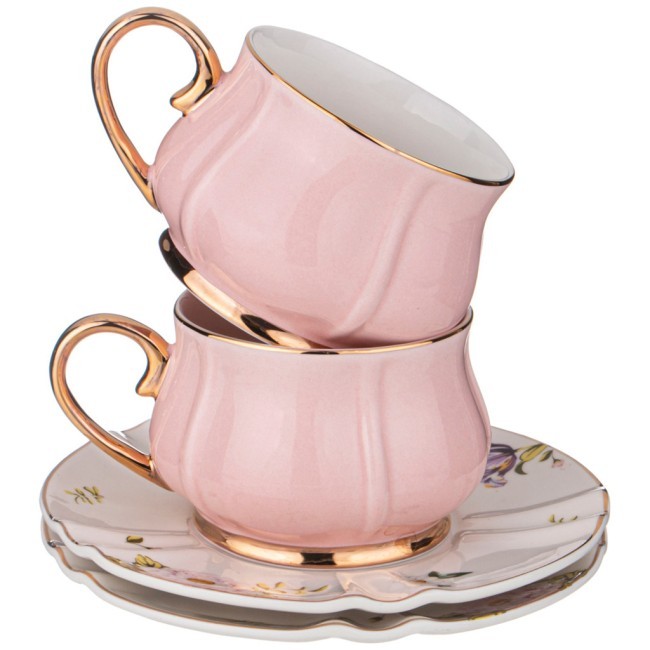 Чайный набор lefard "пинк" на 6 пер. 12 пр. 200 мл Lefard (275-1078)