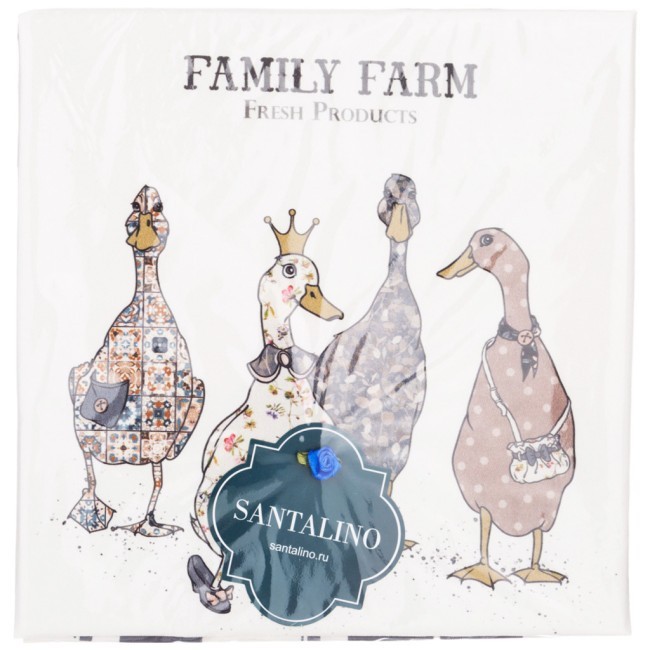 Набор салфеток из 2-х шт "family farm",40х40см, 100% хлопок ,синий,твил, Lefard (850-742-8) Набор салфеток из 2-х шт "family farm",40х40см, 100% хлопок ,синий,твил, Lefard (850-742-8)