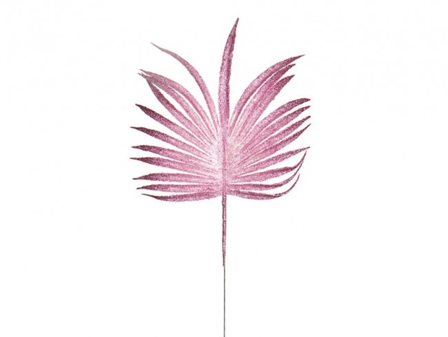 Изделие декоративное "пальмовый лист" длина=27см. розовый Lefard (241-2307)