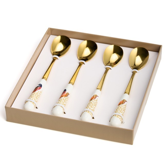 Набор ложек чайных lefard "golden birds" 4 шт. Lefard (419-147)