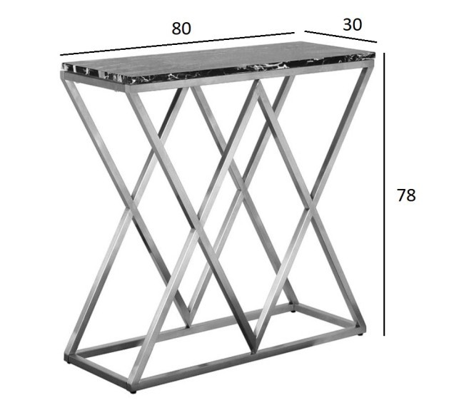 Консоль Bianco Namibia бел.мр/мат.зол80*30*78 (TT-00005048) Консоль Bianco Namibia бел.мр/мат.зол80*30*78 (TT-00005048)