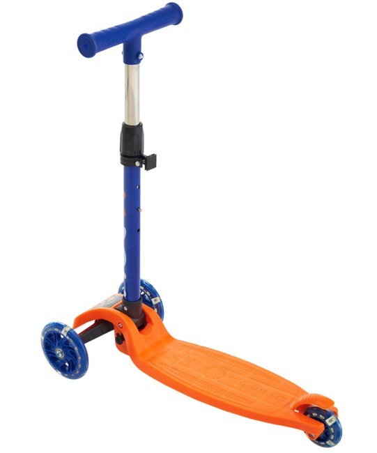 БЕЗ УПАКОВКИ Самокат 3-колесный Ridex Loop, 120/70 мм, оранжевый/синий (2108224) БЕЗ УПАКОВКИ Самокат 3-колесный Ridex Loop, 120/70 мм, оранжевый/синий (2108224)