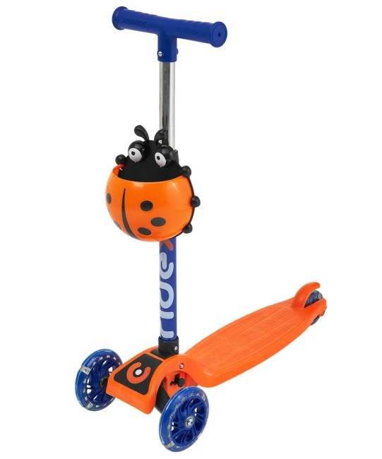 БЕЗ УПАКОВКИ Самокат 3-колесный Ridex Loop, 120/70 мм, оранжевый/синий (2108224) БЕЗ УПАКОВКИ Самокат 3-колесный Ridex Loop, 120/70 мм, оранжевый/синий (2108224)