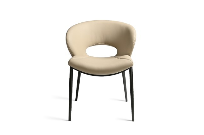 Стул обеденный экокожа кремовый 62*61*82см (TT-00013067)