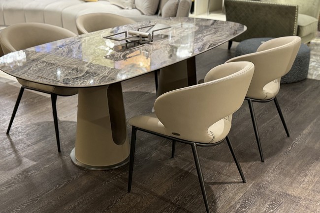 Стул обеденный экокожа кремовый 62*61*82см (TT-00013067)