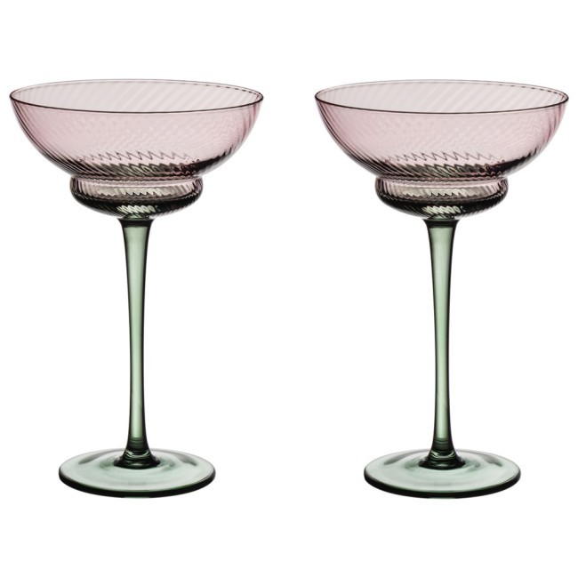 Набор креманок "twist & shine" green, 2 шт/220 мл Lefard (687-025)