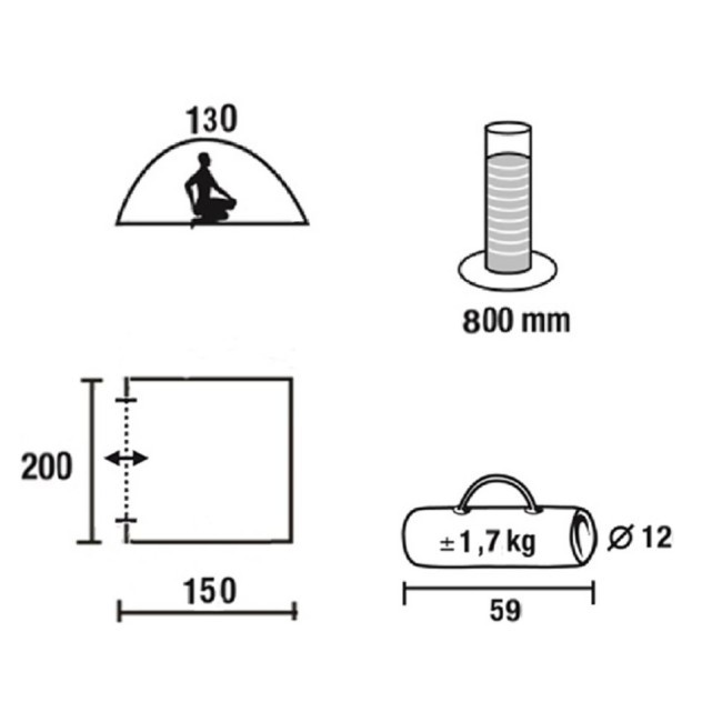Палатка пляжная Green Glade Ivo (51995) Палатка пляжная Green Glade Ivo (51995)