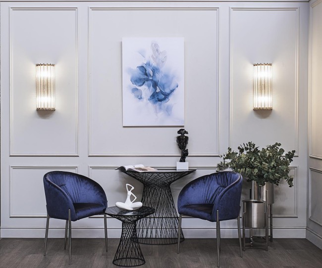 Подставка под цветы серебро d25*70cм (TT-00001831)