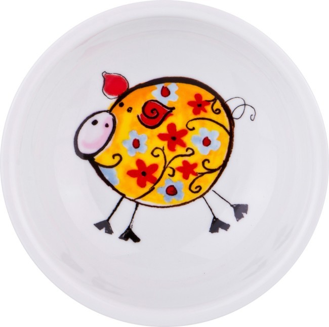 Набор посуды на 1 персону 3 пр.: кружка 300мл+тарелка 21,5см + салатник 15см. DUBI (606-838)