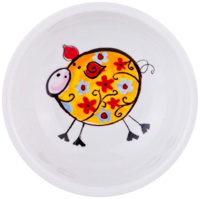 Набор посуды на 1 персону 3 пр.: кружка 300мл+тарелка 21,5см + салатник 15см. DUBI (606-838)