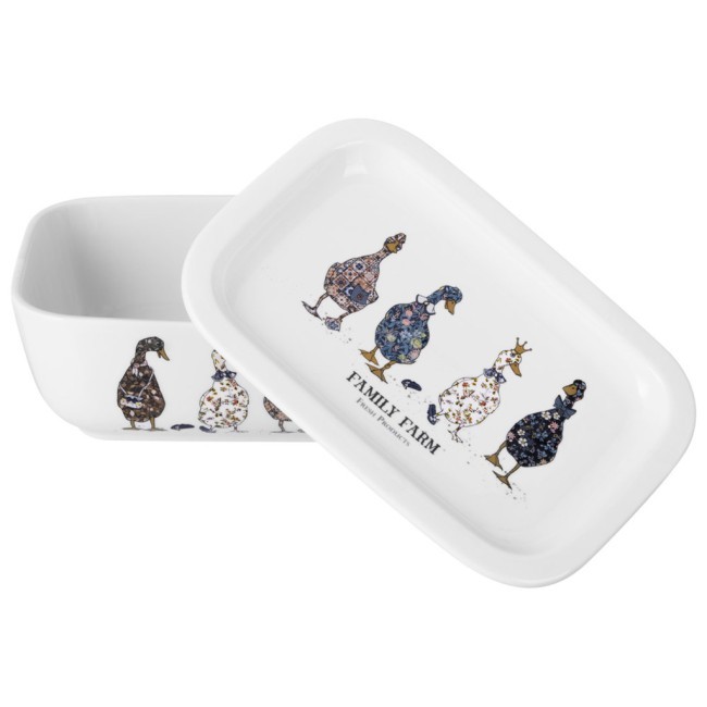 Блюдо с крышкой lefard "family farm" прямоуг. 16,5*11,5*6 см 490 мл Lefard (761-213)