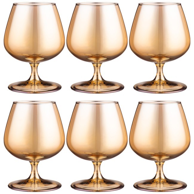 Набор бокалов для бренди из 6 шт "гречишный мед" 410 мл Lefard (194-744)