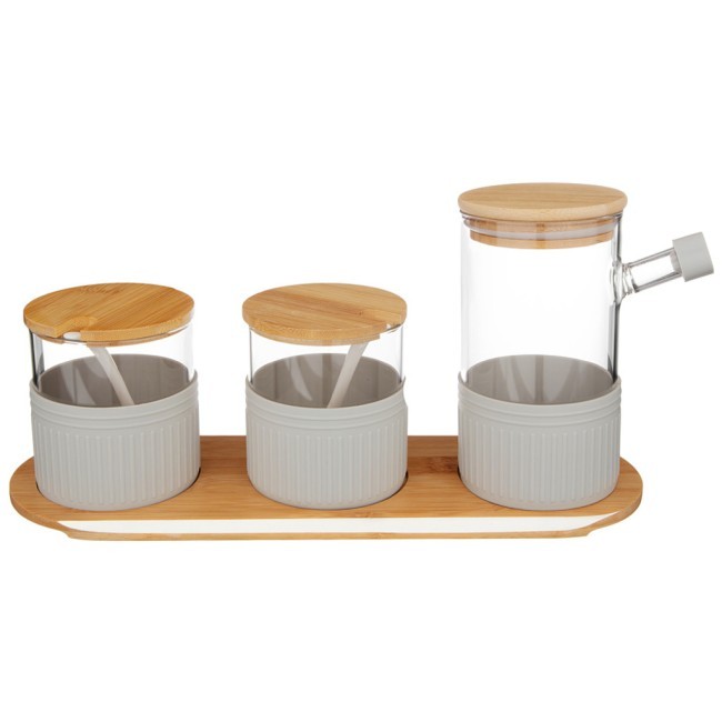 Набор из 3-х емкостей для пищевых продуктов 16.5*33*11 см Agness (886-159)