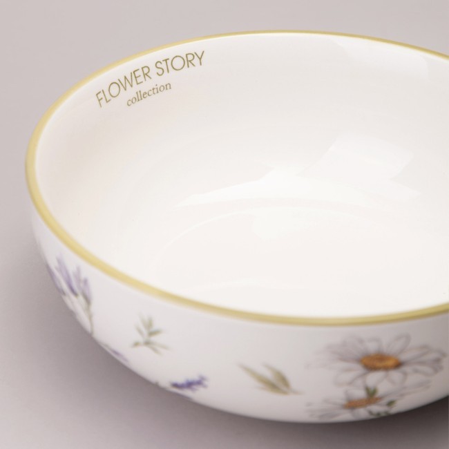 Салатник agness "flower story" 16,5*6 см 800 мл Agness (358-2173)
