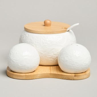 Набор для специй lefard "muse" 3 пр. на дер.подставке 15,5*15,5*10 см Lefard (587-213) Набор для специй lefard "muse" 3 пр. на дер.подставке 15,5*15,5*10 см Lefard (587-213)