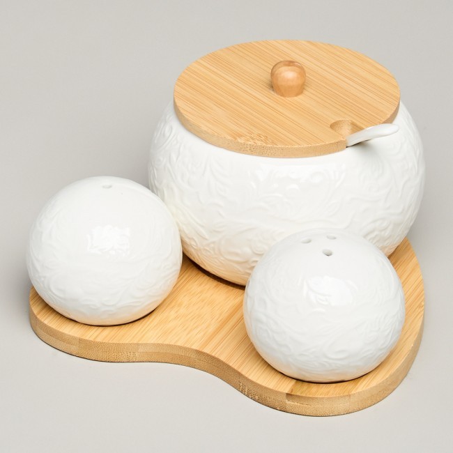 Набор для специй lefard "muse" 3 пр. на дер.подставке 15,5*15,5*10 см Lefard (587-213) Набор для специй lefard "muse" 3 пр. на дер.подставке 15,5*15,5*10 см Lefard (587-213)