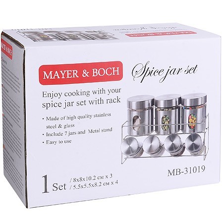 Набор специй и приправ 8 предметов (16 специи внутри) Mayer&Boch (31019) Набор специй и приправ 8 предметов (16 специи внутри) Mayer&Boch (31019)