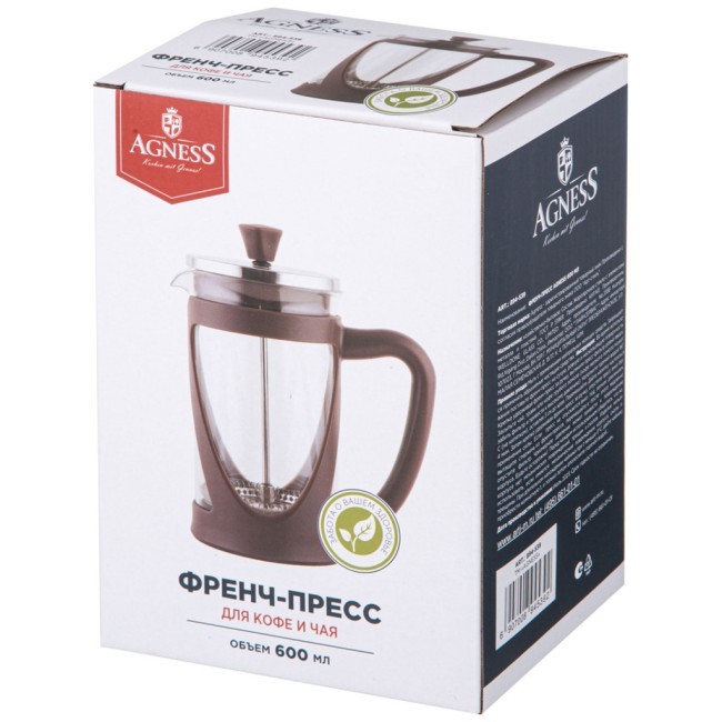 Френч-пресс agness 600 мл Agness (894-539)
