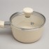 Ковшик agness антип. покр. ручка soft touch  и стекл. крышкой 600 мл 12*6 см Agness (906-258)