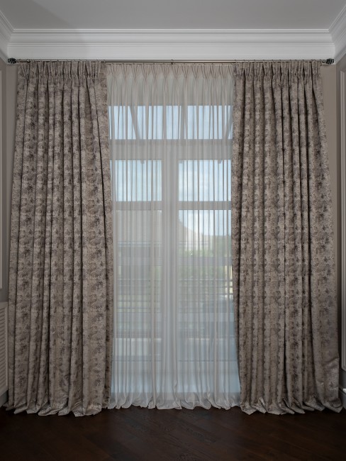 Портьера Mirage бронза 275*260 (TT-00016091)