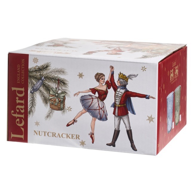 Набор стаканов "щелкунчик" green, 4 шт/280 мл Lefard (355-413)