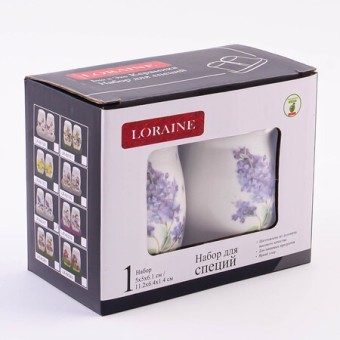 Набор для специй 3пр Букет фантазий доломит LR (60217) Набор для специй 3пр Букет фантазий доломит LR (60217)