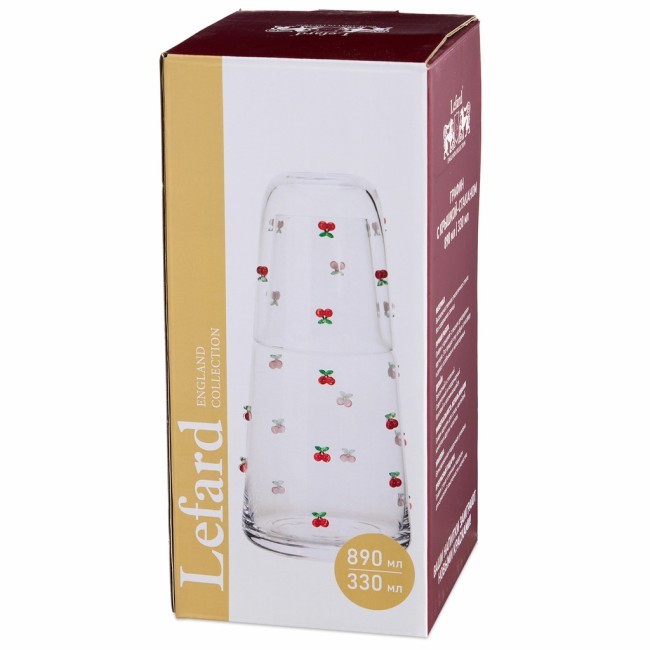 Графин с крышкой-стаканом "goldy" 890/330 мл Lefard (685-139) Графин с крышкой-стаканом "goldy" 890/330 мл Lefard (685-139)