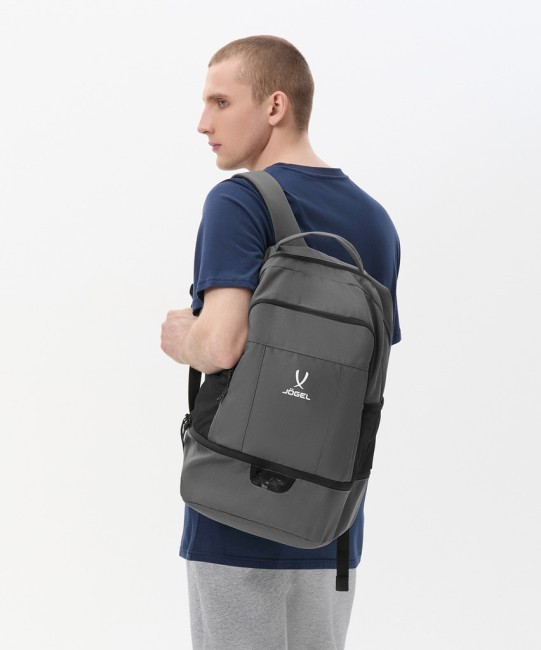 Рюкзак с двойным дном JOGEL CAMP Double Bottom 2.0, темно-серый (2124866)