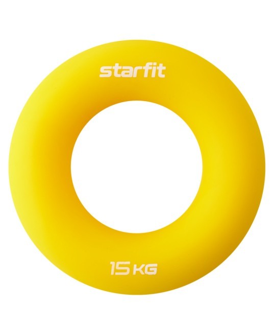 Эспандер кистевой STARFIT ES-404 Кольцо, 15 кг, силикагель, желтый (1121039)