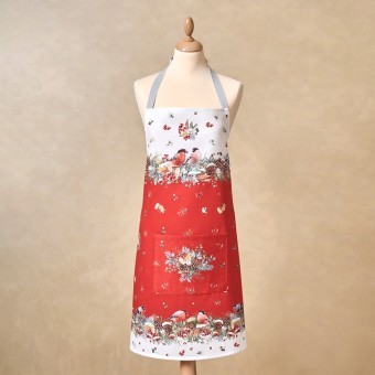 Фартук "морозко.снегири",70х80см 100%хлопок ,твил Lefard (850-745-71)