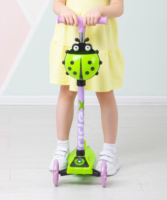 БЕЗ УПАКОВКИ Самокат 3-колесный Ridex Loop, 120/70 мм, зеленый/розовый (2106808) БЕЗ УПАКОВКИ Самокат 3-колесный Ridex Loop, 120/70 мм, зеленый/розовый (2106808)