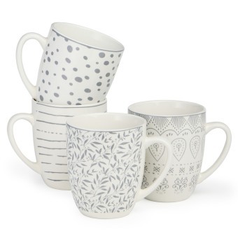 Набор кружек bronco "dreams" 4 шт. 360 мл. Bronco (582-126-1)