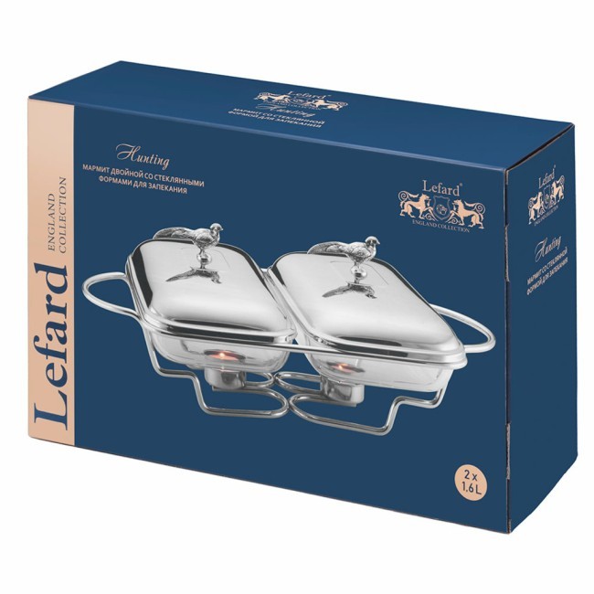 Мармит двойной lefard серия "охота" со стеклянными формами для запекания, 1,6л/1,6л Lefard (920-103) Мармит двойной lefard серия "охота" со стеклянными формами для запекания, 1,6л/1,6л Lefard (920-103)