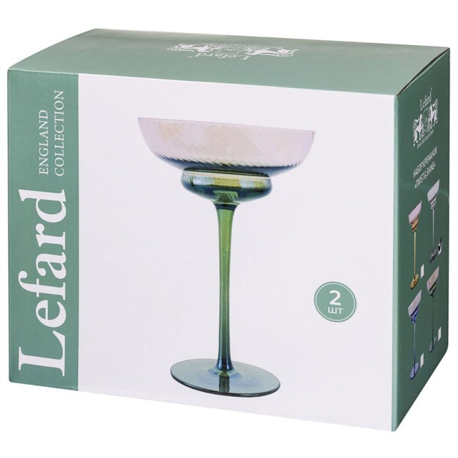 Набор креманок "twist & shine" purple, 2 шт/220 мл Lefard (687-011)