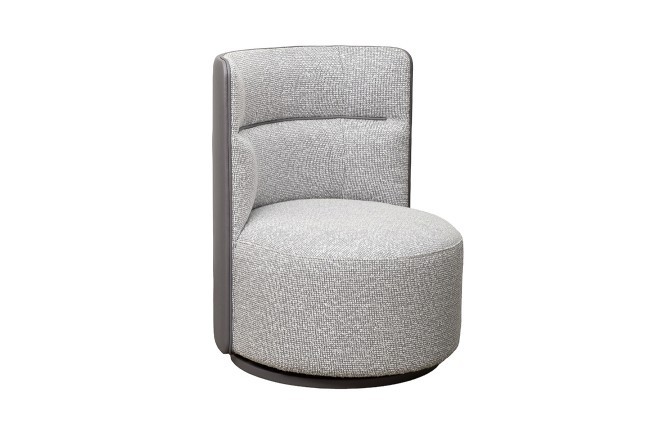 Кресло поворотное Duomo рогожка Santo1400+Enzo965 70*72*90см (TT-00014098)