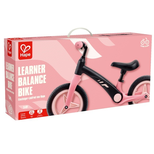 Беговел для детей "Мой первый транспорт", розовый (E1209_HP)