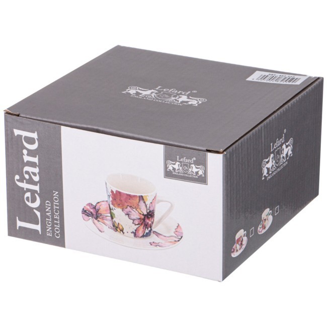 Чайная пара "орхидея" 250 мл 16*16*9см Lefard (482-559)