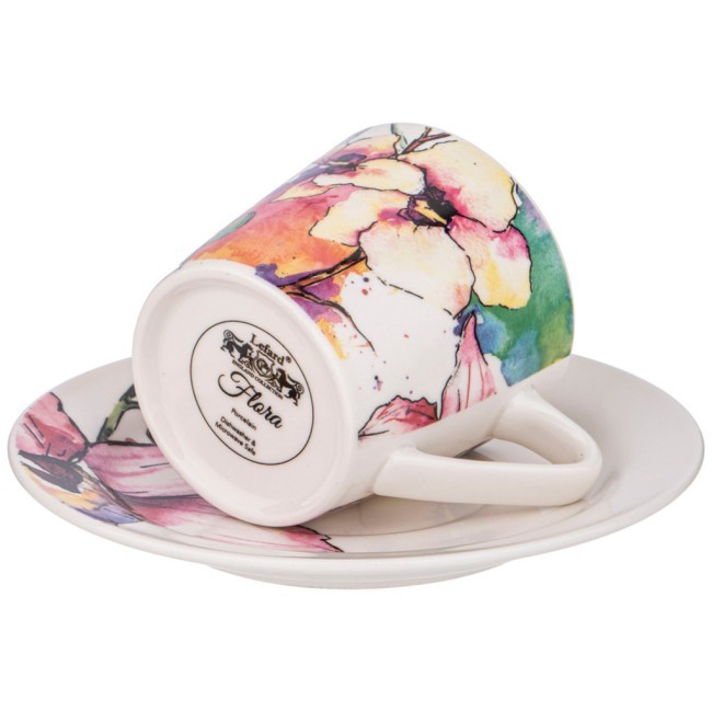 Чайная пара "орхидея" 250 мл 16*16*9см Lefard (482-559)