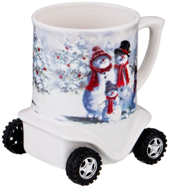 Кружка "зимняя сказка" на колесиках 350 мл. Lefard (85-1439) Кружка "зимняя сказка" на колесиках 350 мл. Lefard (85-1439)
